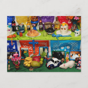 Cartão Postal Dia dos Mortos da Ofrenda