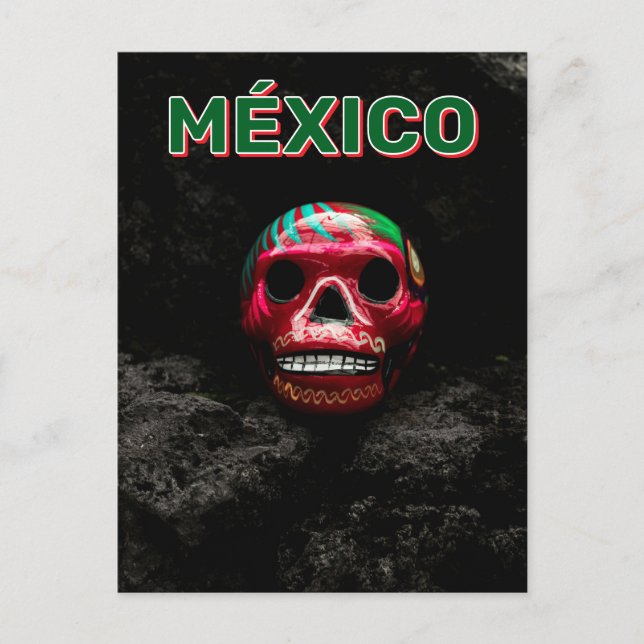 Cartão Postal Dia dos Mortos do México (Frente)
