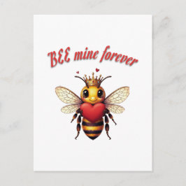 Cartão Postal Dia dos Namorados Abelha Engraçada