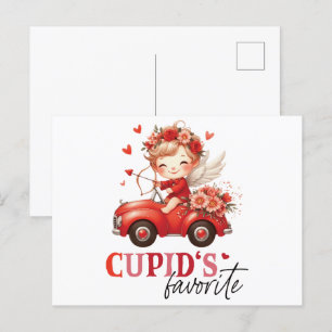 Cartão Postal Dia dos Namorados Favoritos do Cupido