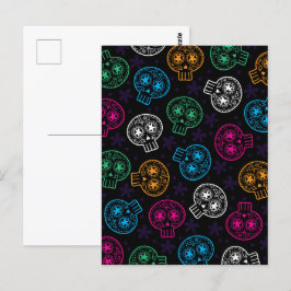 Cartão Postal Dia dos Padrões de Açúcar da Calaverita Morta