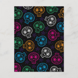 Cartão Postal Dia dos Padrões de Açúcar da Calaverita Morta