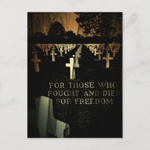 Cartão Postal Dia dos Veteranos