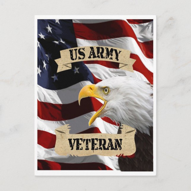 Cartão Postal Dia dos Veteranos, Veteranos Dia 2025, Veteranos D (Frente)