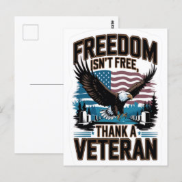 Cartão Postal Dia dos Veteranos, Veteranos Dia 2025, Veteranos D