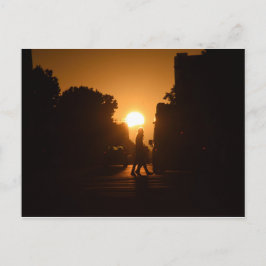 Cartão Postal Dia Hump Sunset Sobre Oakland