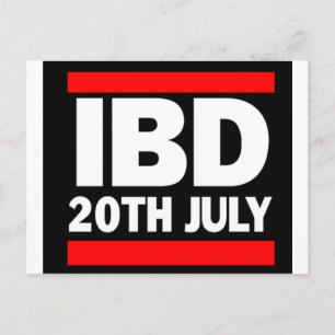 Cartão Postal Dia Internacional da Boombox - 20 de julho