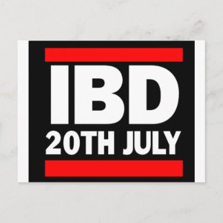 Cartão Postal Dia Internacional da Boombox - 20 de julho