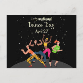 Cartão Postal Dia Internacional da Dança | Dia Mundial da Dança
