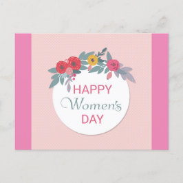 Cartão Postal dia internacional da mulher