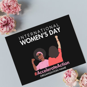 Cartão Postal Dia Internacional da Mulher 2025, Aceleração da Aç