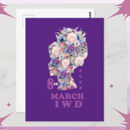 Cartão Postal Dia Internacional da Mulher 2025: Celebrar Feminin