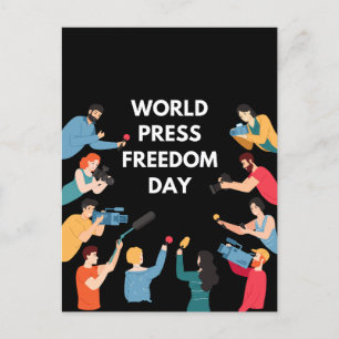 Cartão Postal Dia Mundial da Liberdade de Imprensa