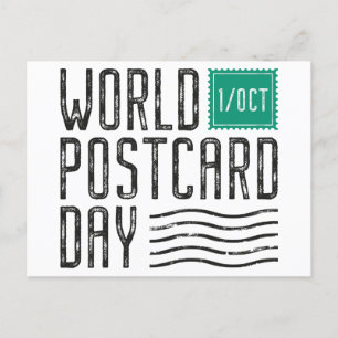Cartão Postal Dia Mundial do PostCard