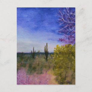 Cartão Postal Dia na Paisagem do Deserto da Arizona