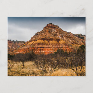 Cartão Postal Dia Nublado sobre Palo Duro Canyon State Park, Tex