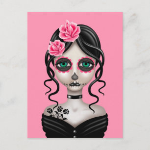 Cartão Postal Dia Triste da Menina Morta a Rosa