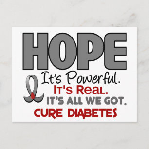 Cartão Postal Diabetes HOPE 1