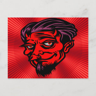 Cartão Postal Diabo Vermelho