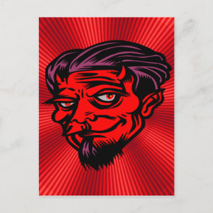 Cartão Postal Diabo Vermelho