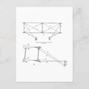 Cartão Postal Diagrama de pipa - pipa (Wright), Cartão-postal 18