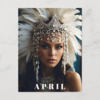 *~ DIAMANTE DE ANIVERSÁRIO DE ABRIL Mulheres Boho