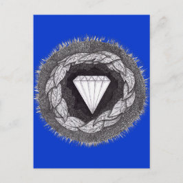 Cartão Postal Diamante Formado Sob Pressão Do Excelente