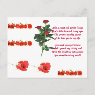 Cartão Postal Diamante nos meus olhos