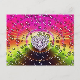 Cartão Postal Diamond Fractal