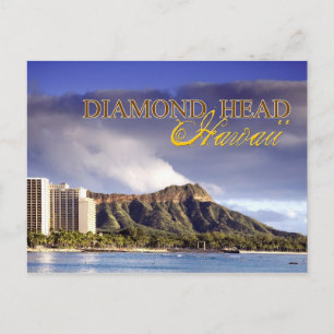 Cartão Postal Diamond Head, Honolulu, Havaí