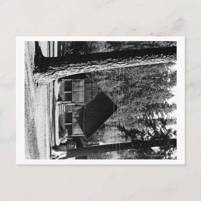 Cartão Postal Diamond Lake, Oregon Cabin View Photoião (Frente)