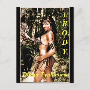 Cartão Postal Diana Tyuleneva - Pantera, iCORPO