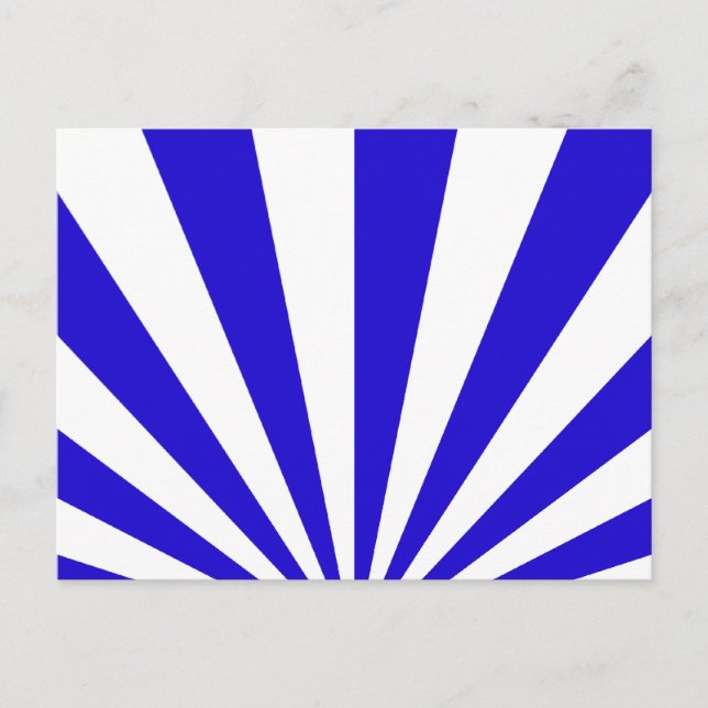 Cartão Postal Dias Azuis e Brancos (Frente)