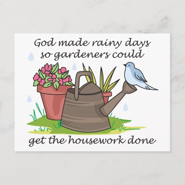 Cartão Postal Dias de Chuva (Frente)