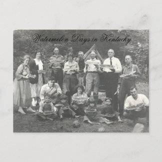 Cartão Postal Dias de Melancia em Kentucky