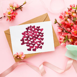 Cartão Postal Dias de os namorados do viva magenta