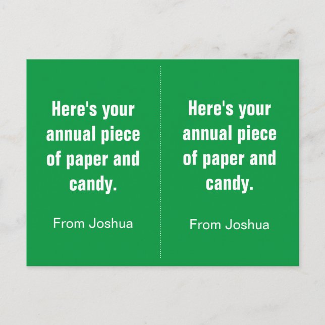 Cartão Postal Dias de os namorados Engraçados Anti-Valentine par (Frente)