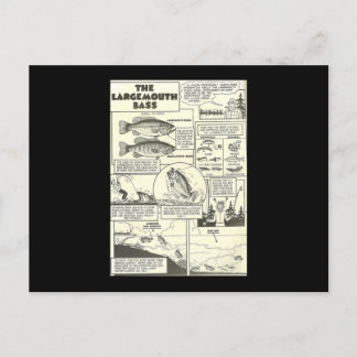 Cartão Postal Dicas para livros de habilidades de pesca em forma