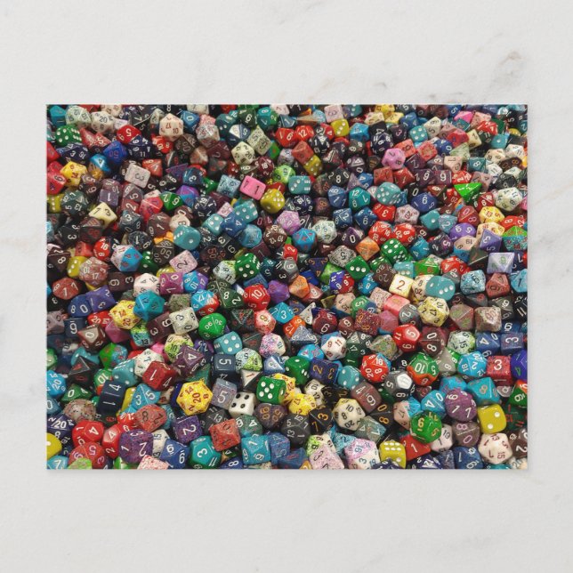 Cartão Postal Dice Goblins Unite (Frente)