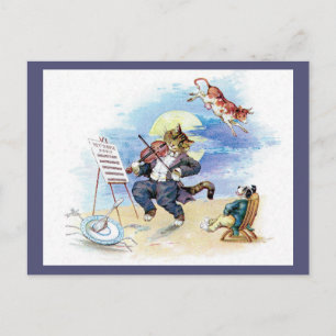 Cartão Postal Diddle Diddle Diddle Nursery Rhyme