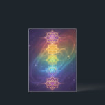 Cartão Postal Die 7 Chakren´11<br><div class="desc">Die 7 Chakren sind Energiezentren entlang der Wirbelsäule,  die verschiedene Lebensbereiche beeinflussen – von Sicherheit und Kreativität über Selbstbewusstsein und Liebe bis hin zu Kommunikation,  Intuition und Spiritualität. Im Gleichgewicht fördern sie Harmonie,  innere Kraft und ganzheitliches Wohlbefinden.</div>