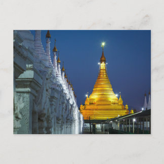Cartão Postal Die Goldenen Pagoden von Mandalay Postkarte