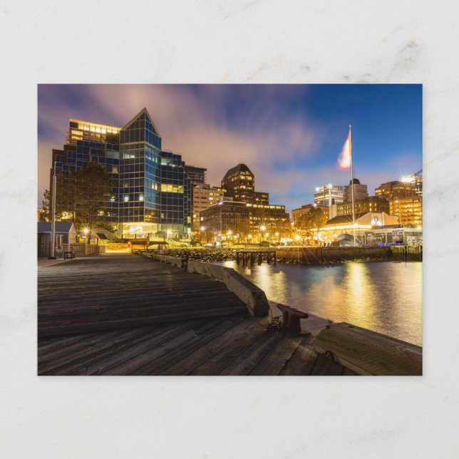 Cartão Postal Die Skyline von Halifax in Kanada (Frente)