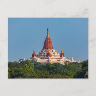 Cartão Postal Die Tempel von Bagan em Myanmar Postkarte