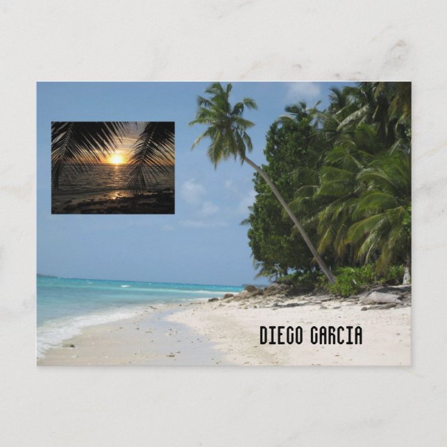 Cartão Postal Diego Garcia (Frente)