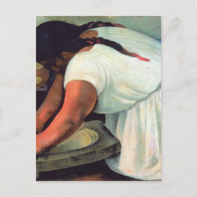 Cartão Postal Diego Rivera - La Molendera, 1923 (Frente)