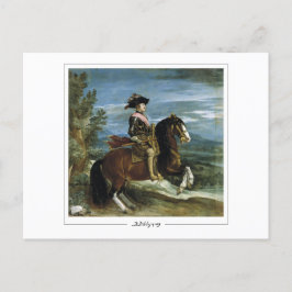 Cartão Postal Diego Velázquez nº 91 - Cartão-postal de arte