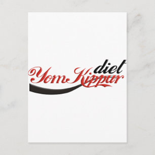 Cartão Postal Dieta Yom Kippur
