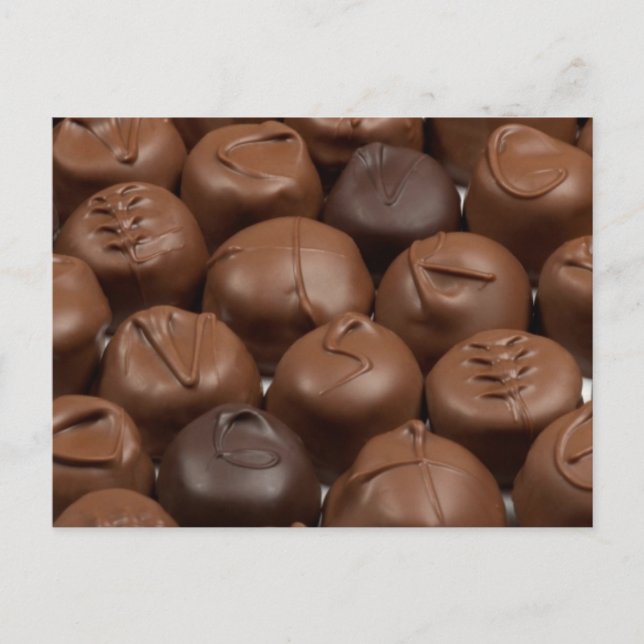 Cartão Postal Diga isso com Chocolate! (Frente)