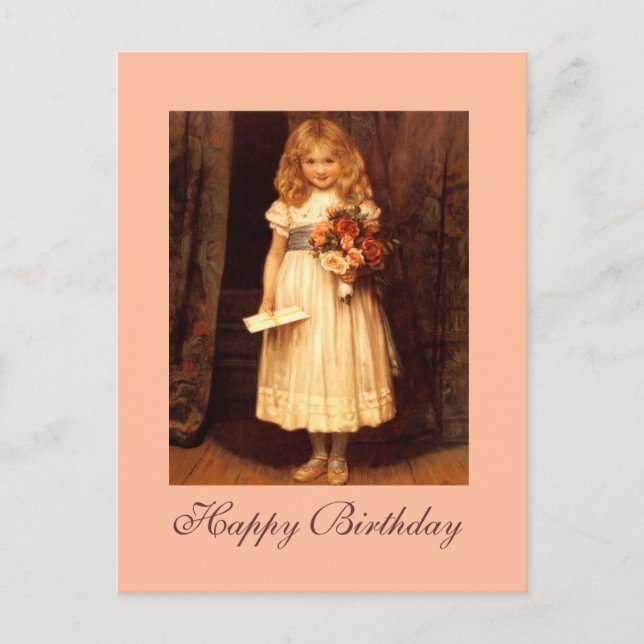 Cartão Postal Diga isso com Rosas (Frente)